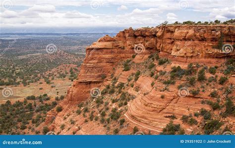 Arizona Red Rock Mountain Stock Photo Image Of Blue 29351922