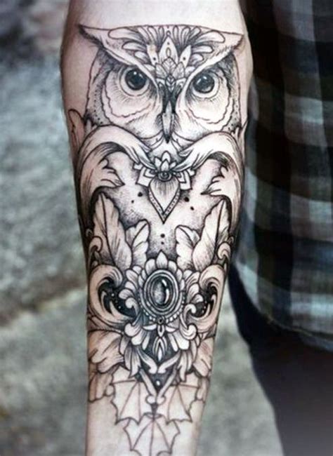 Owl Tattoo Ideas For Men Forearm Tatto Pinterest