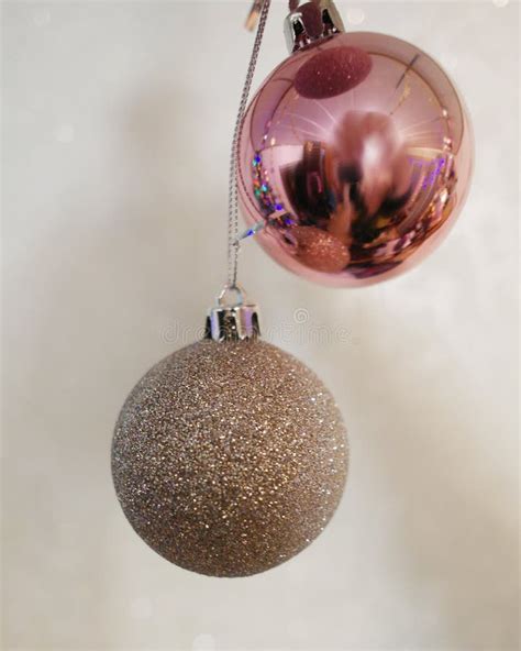 Pink Glitter Balloons For Christmas And New Yeardecoration For