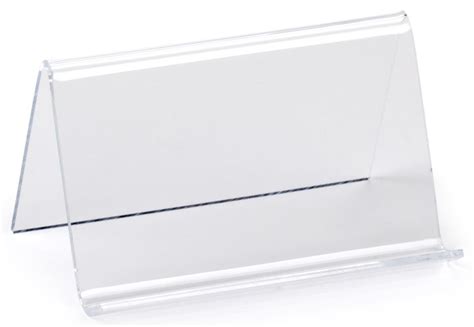 Plastic Business Card Holder Clear Acrylic Desk Display