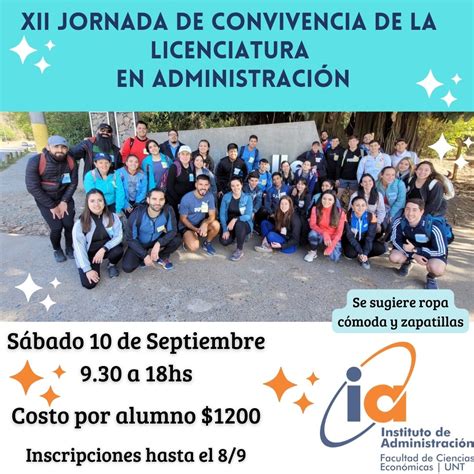 Xii Jornada De Convivencia De La Licenciatura En Administraci N