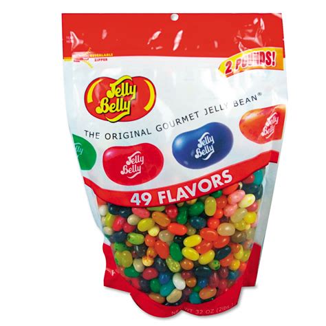Jelly Belly Candy Candy 49 Assorted Flavors 2lb Bag