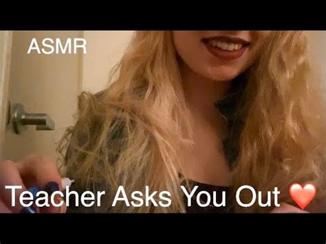 Asmr Flirty Professor Asks You Out Roleplay Youtube
