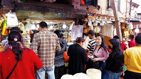 Winter Morning Flea Markets In Kathmandu City Historic Old Towns Of