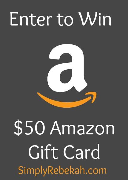 50 Amazon T Card Christmas Giveaway Week Simply Rebekah