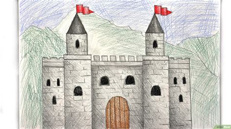 Estimular Mago Librería Dibujos De Castillos A Lapiz Faciles Más Bien