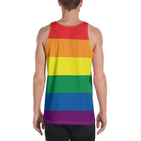 Frauen Tanktop Double Critical Gay Pride Lgbt Kussmund Rainbow