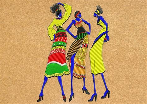 African Embroidery Designs Pack 1 Collection Of 3 Etsy