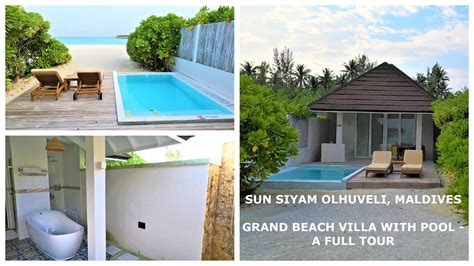 Maldives Sun Siyam Olhuveli Resort And Spa Grand Beach Villa With