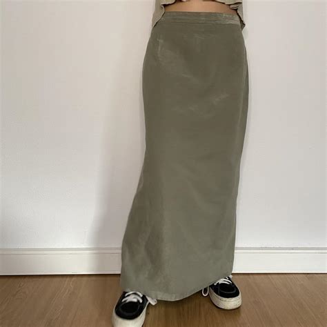 Unbranded Womens Green Skirt Depop