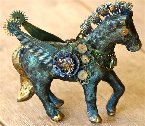 Unicorn is a mythical and legendary creature that originated from european fables. Scrapping On The Edge: Steampunk Style - Flying Unicorn