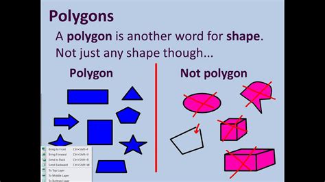 Polygons are also classified by how many sides (or angles) they have. 1 What is a polygon - YouTube