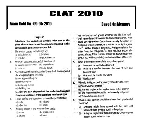 If you need to cut a piece of paper in half but only have a ruler, functional fixedness first, aim to understand the root of the problem. C.L.A.T. SOLVED Question Paper 1 2010 PDF Free Download - EduGorilla Study Material