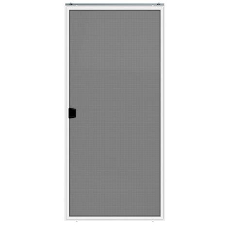 Jeld Wen White Aluminum Sliding Screen Door Common 36 In X 80 In