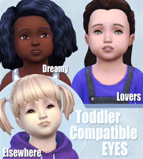 Sims 4 Ccs The Best Non Default Eyes For Toddlers By