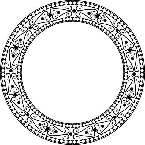 Silver Round Frame PNG - PNG All