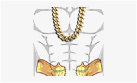 Download Abs With Guns T Shirt Roblox Musculos Transparent Png