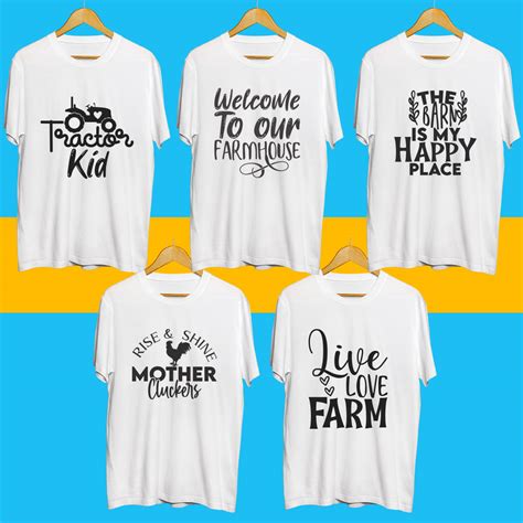 Farm SVG T Shirt Designs Bundle MasterBundles