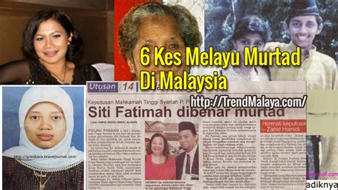 Mengikut bahasa riddah ialah kembali daripada sesuatu kepada yang lain. 6 kes orang melayu murtad pernah dilaporkan dalam sejarah ...
