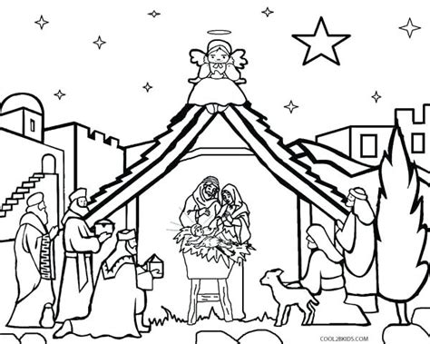 Download Simple Nativity Scene Coloring Pages at GetColorings.com ...