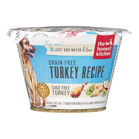 The Honest Kitchen Grain Free Turkey Dog Food Recipe 175 Oz Single