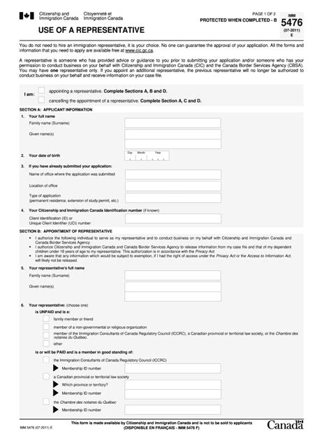Canadian Visa Application Form Pdf Fill Out And Sign Printable Pdf