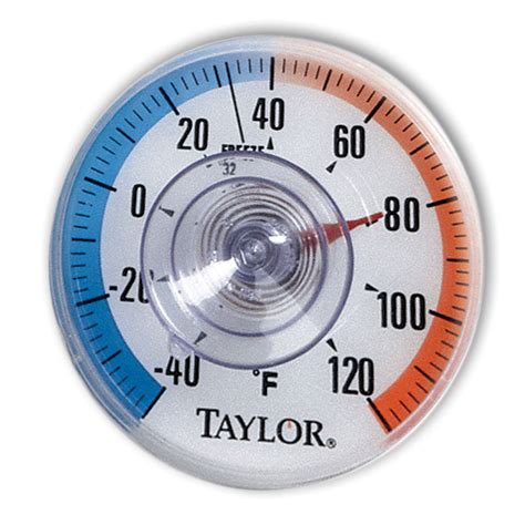 Taylor 5321n Indoor Outdoor Window Thermometer 35 Dial 40 To 120