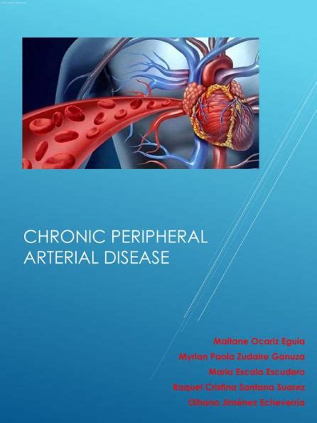 Chronic Peripheral Arterial Disease By Maitane Ocariz Eguia Myrian