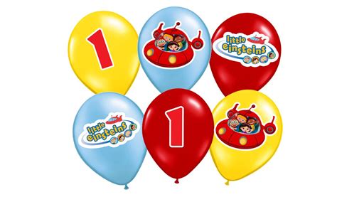Little Einsteins 1st Birthday Balloon Stickers