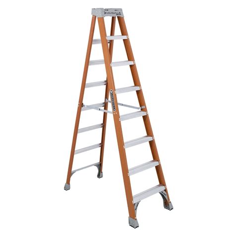 Louisville Ladder 8 Foot Fiberglass Step Ladder 8 Ft X 24 78 In 300