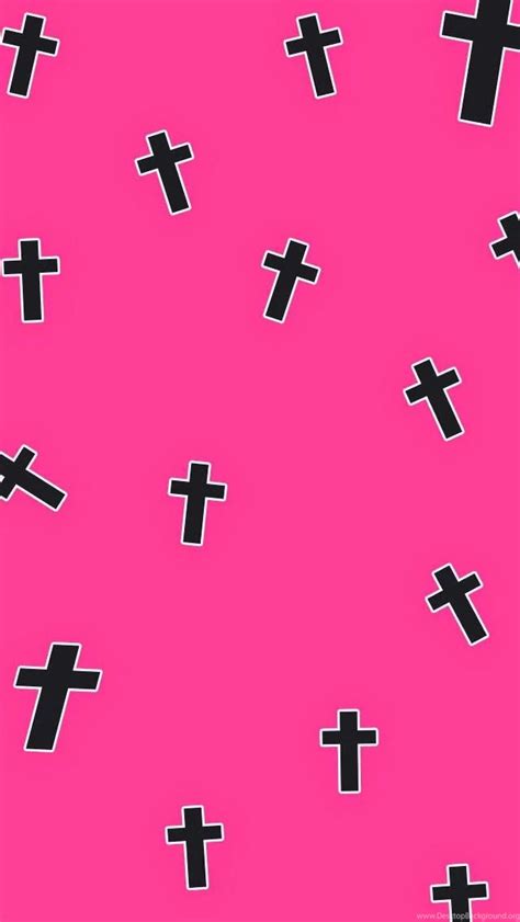 Cute Pink Cross Wallpapers Desktop Background