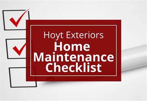 A Year Round Home Maintenance Checklist To Keep Your Home In Top