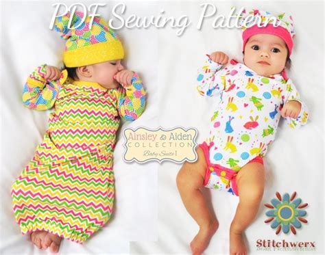 Baby Bodysuit Bodysuit Pattern Sew Baby Gown Baby Tee