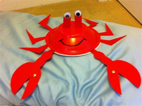 Paper Plate Crab Craft Template