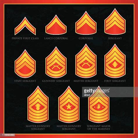 Us Marine Ranks Photos And Premium High Res Pictures Getty Images