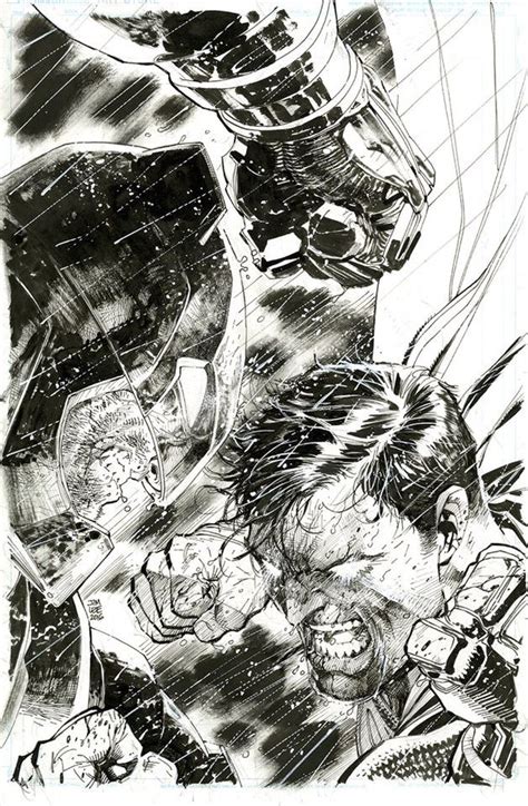 Jim Lee Has Tweeted The His Cover Sketch For An Upcoming Batman V