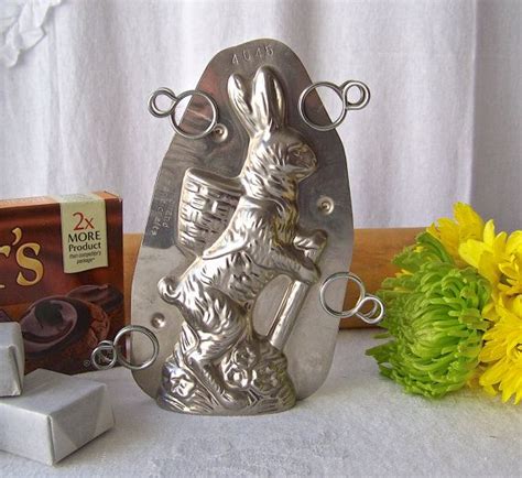 Vintage Rabbit Chocolate Mold Candy Mould Holland Handicrafts Etsy