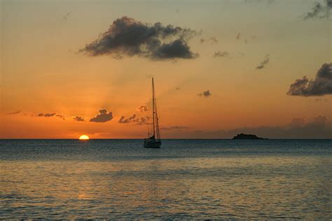 Antigua Sunset Sunset Antigua West Indies