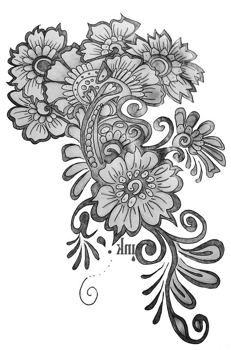 Pencil Sketch Images Flowers At Explore Collection