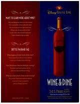 Pictures of Disney Cruise Wine Package