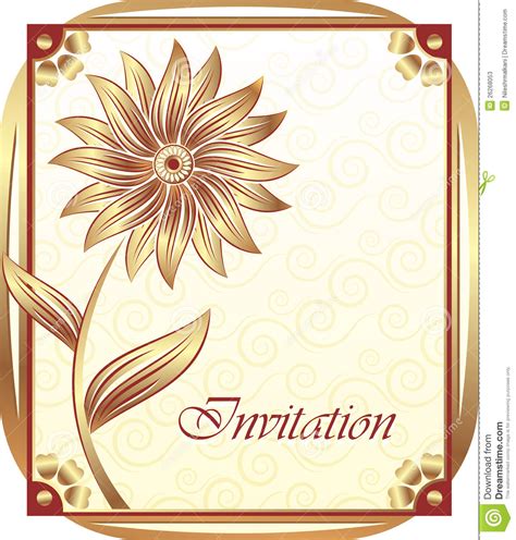 Create your own invitation cards & digital invites to invite your special ones with photoadking's invitation maker. Invitation card design stock vector. Illustration of ...