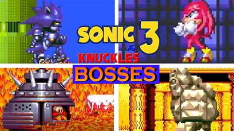 Sonic 3 And Knuckles All Bosses As Sonic No Damage Youtube