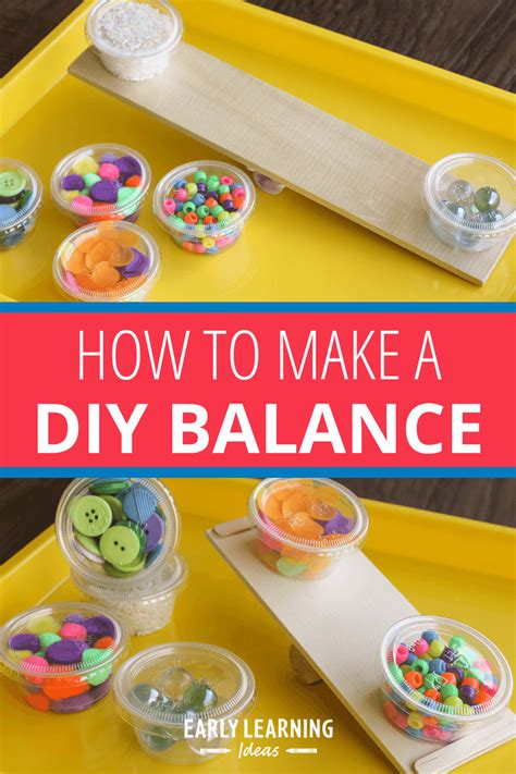 How To Make A Diy Balance Stem Activities For Preschoolers