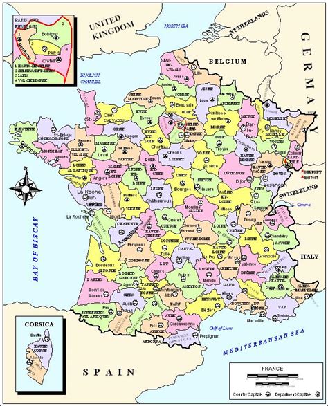 Mapa Politico de Francia