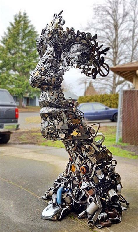 Sculptures From Trash By Self Taught Artist Brian Mock 30 Pics