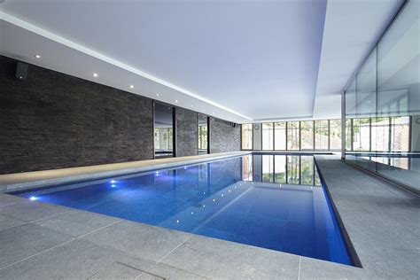 Luxury Indoor Swimming Pool With Bespoke Lighting Dream Pool Indoor