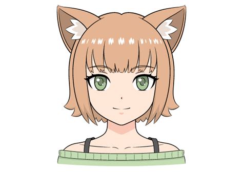 How To Draw Anime Cat Girl Ears