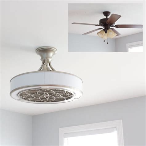 Enclosed ceiling fans adds value to your home, it doesn't matter that your home theme is contemporary or modern style. Ceiling fan for above bunk beds | Chica and Jo