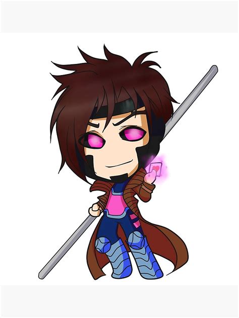 Gambit Chibi Mon Cher Poster For Sale By Thesuits Redbubble