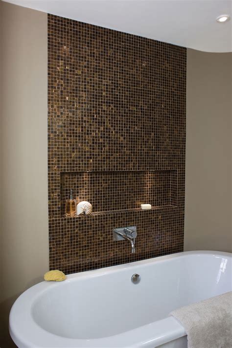 Inspiring Bathroom Tile Ideas Using Mosaic Tiles Granite